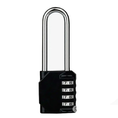 Замок навісний чемоданий кодовий 27В довге вушко /ящ.360шт