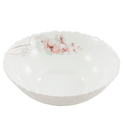 Миска керам №8 глибока Орхідея хвилястий край /уп.6шт