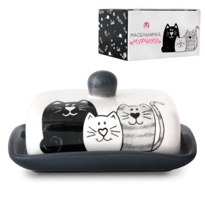 Маслянка керам Мурчики /3397-19