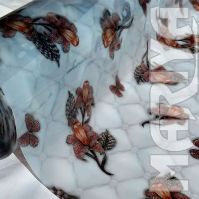 Клейонка BRT-120 РІДКЕ СКЛО висота 0,6м*20м (0,8мм) Mariya Laser