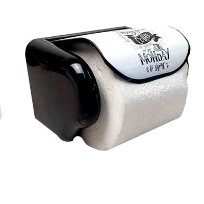 Тримач для туалетного паперу Кава біла