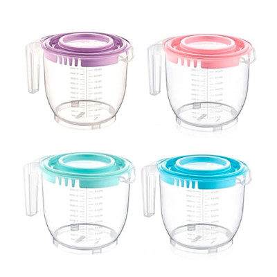 Ємність для міксера 2,2 з кришкою,мірною шкалою (гр)