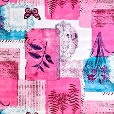 Клейонка 6293-3 ПВХ 1.4х20м на нетканинній основі DEMO