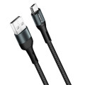 Кабель USB 1м/MicroUSB ColorWay Black 2.4A (CW-CBUM045-BK)