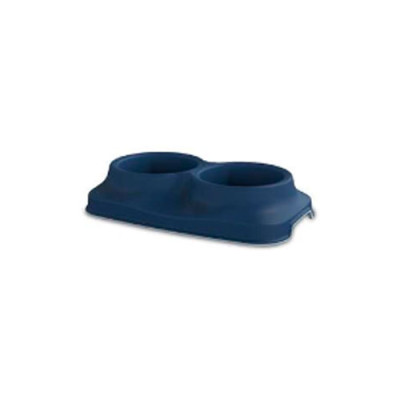 Миска для домашніх тварин подвійна (0,4л) бежева Bege Pet