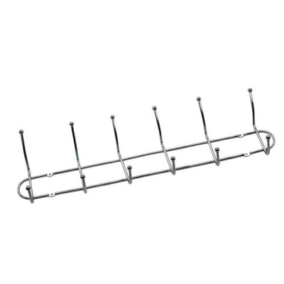 Вішак настінний (хром) 6 гачок 4,2мм / №042-6