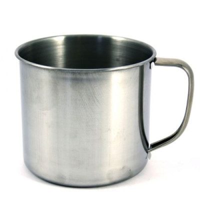 Кружка нерж 420мл d=9см /YT17171