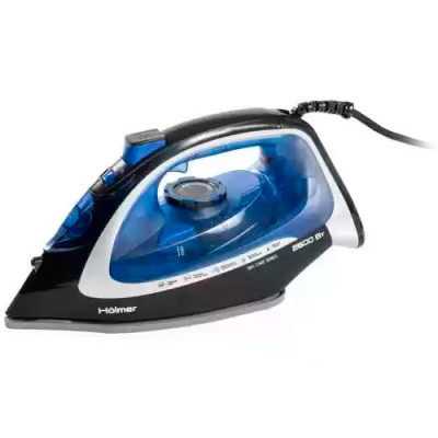 Праска 2600Вт HIC-2640 HOLMER керам.підошва блакитна/чорна (сервісний центр) Праска 2600Вт HIC-2640 HOLMER керам.підошва блакитна/чорна (сервісний центр)