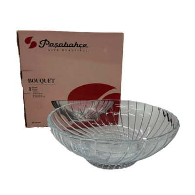 Салатник 218мм Букет скло /530124/1шт в уп