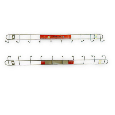 Вішак настінний (хром) 10 гачок / 10-1