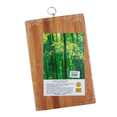 Дошка кухонна обробна дерев`яна з крючком БАМБУК 20*30*1,4см /2030-14