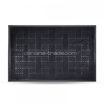 Килимок придверний текстильний Dariana 45*75 MX чорний