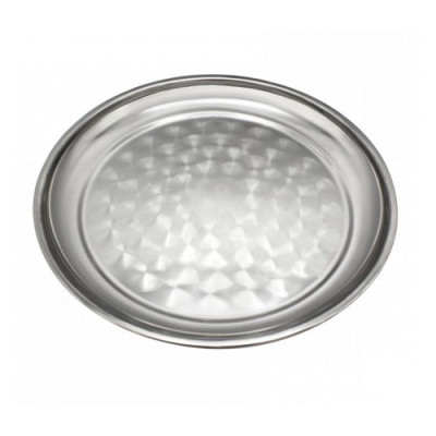 Піднос круглий металевий d=35см /B002-35