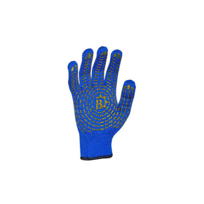 Рукавички бавов. сині (587) 7 клас (10пар в уп.)/ 10 розм. Master Bob