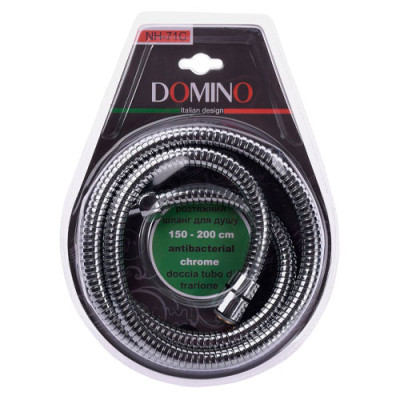 Шланг для душа DOMINO хром/нікель,рост-ний довж.150-200см NH-71C-150-200