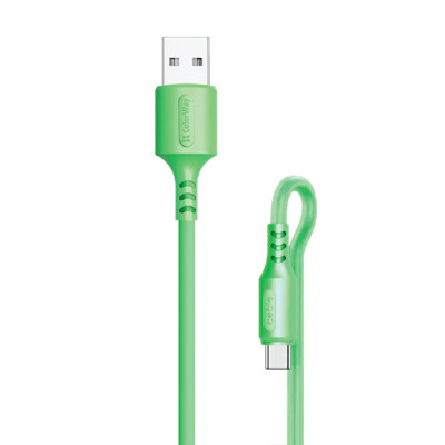 Кабель USB 1м/Type-C ColorWay Green 2,4A (CW-CBUC042-GR)
