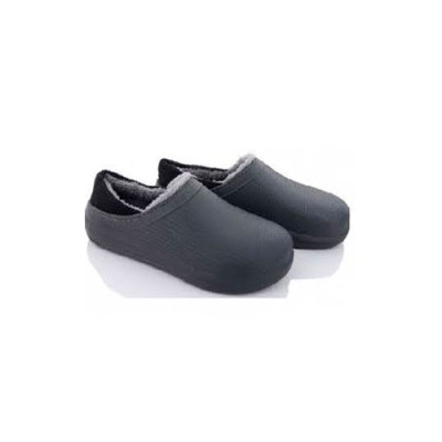 Калоші-сабо чол HM-133DG хутро графит (41-45) 6шт/уп