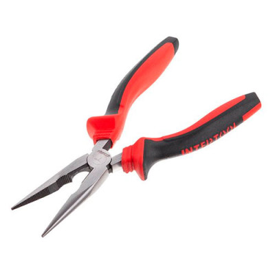 Довгогубці прямі 180мм 40Cr-V, фосфатовані, поліровані Storm