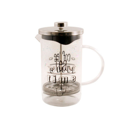 Френч-пресс (заварник) 800мл нерж декор TIME/TS24S11A