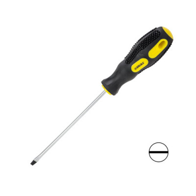 Викрутка шліцьова SL 4 х 125 мм Cr-V Сігма