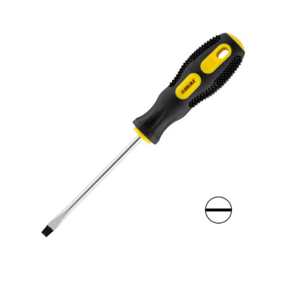 Викрутка шліцьова SL 5 х 100 мм Cr-V Сігма