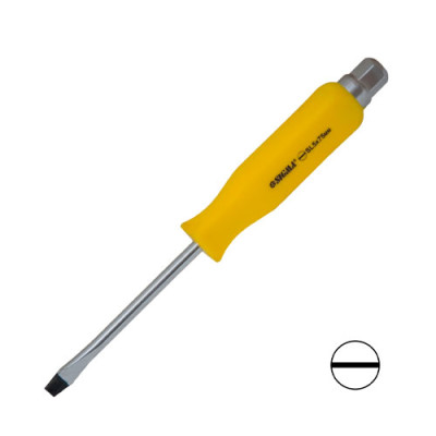 Викрутка ударна шліцьова SL 5 х 75 мм під ключ Cr-V Сігма