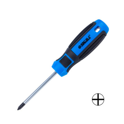 Викрутка хрестова PH 1 х 75 мм Cr-V Mega Сігма