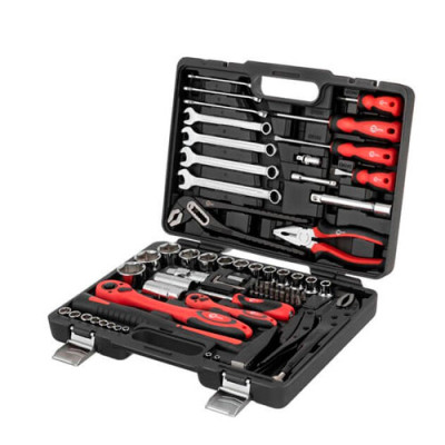 Набір інструментів професійний 1/2*1/4, 72 од., у кейсі ET-6073