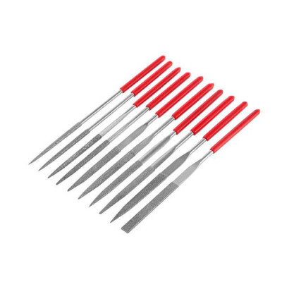 Набір алмазних надфілів 10 од, 140мм