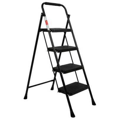 Драбина сталева Aloft 4 сходинки чорна (450*465мм висота 1345мм)