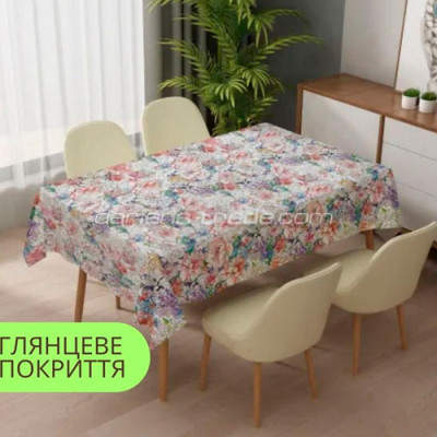 Клейонка PW363-R1319-1 ПВХ 1,37х20м на тканинній основі ПРИНТ Блум Dariana