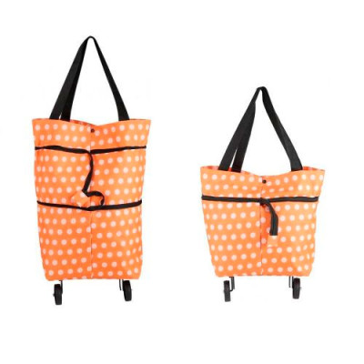 Тачка-сумка на колесах складна 43*38*15см /R32865