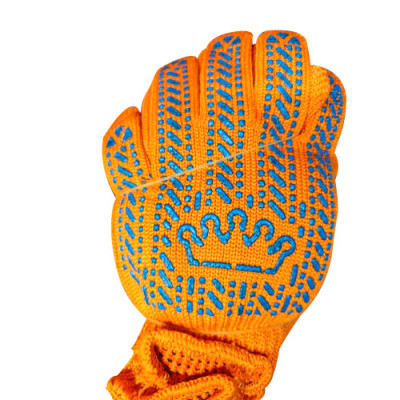 Рукавички бавов. помаранч. (5612) Корона (10пар в уп.)