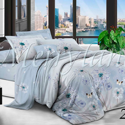 К-т пост. білизни євро /2725 бязь MERRYLAND BRONZE(пр200*215, под. 200*215, нав. 70*70*2)