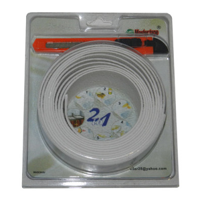 Стрічка Силікон 60 / 62мм*3м + ніж (для кутів і стиків ванн, кухні і т.д.) / 12шт в ящ /