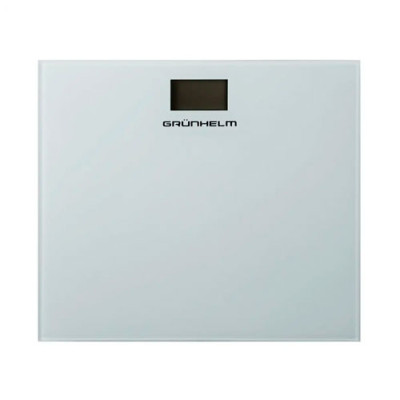 Ваги електронні 150кг підлогові металік Grunhelm BES-26W 280*280мм батарейка 3VCR2032 гарантія 1 рік