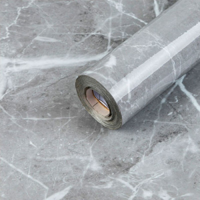 Плівка самокліюча 60см*10м (D) Мармур сірий