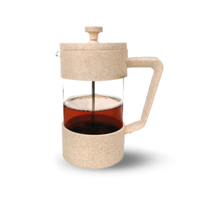 Чайник-заварник скло 350мл без коробки (еко пластик+боросиликатне,зміцнене скло) /уп.6шт/9152/У