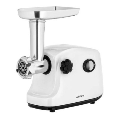 М`ясорубка електрична 1600Вт ARDESTO MGA-1735R Біла диски для подрібнення насадка для ковбас та кеббе, реверс гарантія 1 рік