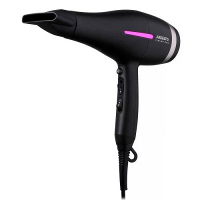 Фен для волосся 2200Вт Ardesto HD-Y223PRO Чорний 2швид 3режими тепла функція  Фен для волосся 2200Вт Ardesto HD-Y223PRO Чорний 2швид 3режими тепла функція