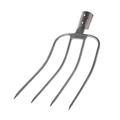 Вила 4 зуб. (молотк. покриття) без держака Інтертул