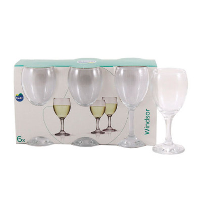 Набір келихів для вина 6шт 190мл Windsor /7428