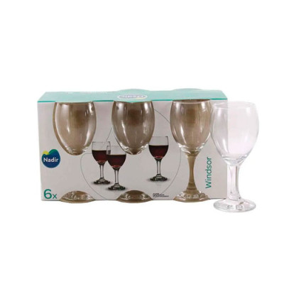 Набір келихів для вина 6шт 250мл Windsor /7128