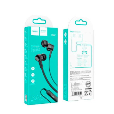 Навушники Hoco M86 1,2м білі вугловий конектор