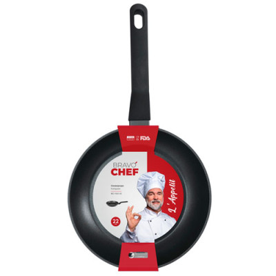 Сковорода з АП/покриттям BRAVO CHEF L