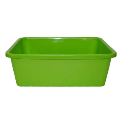 Таз 6л п/е квадратний LAM Світло-зелений