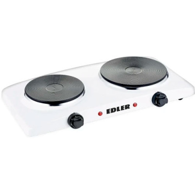 Електроплитка 2кон. блин 2.5кВт Edler EDJB-2011 Біла 5режимів