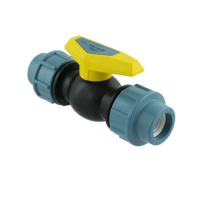 Кран кульовий ПНД 32*32 Santehplast