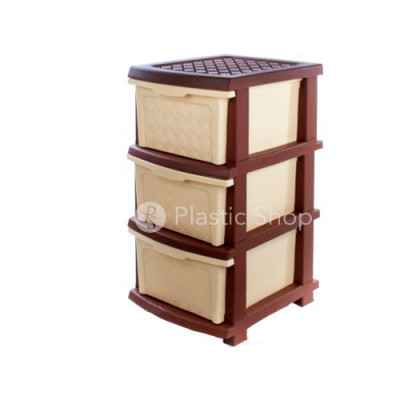 Комод міні п/е 350*255*280мм 3 яруси R Plastic 