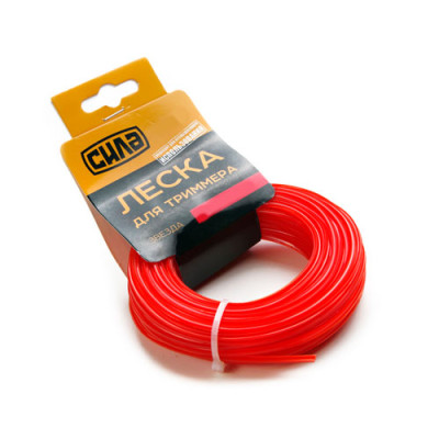 Волосінь (леска)  для тримера (зірка) 15м  1,6мм Сила